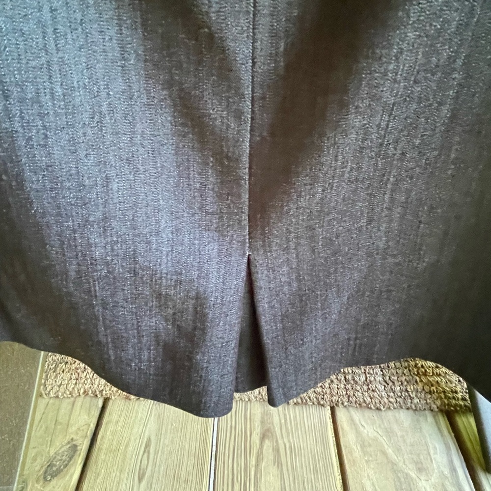 Classic Dark Denim-look Women's Skirt Suit - Picture 8 of 9